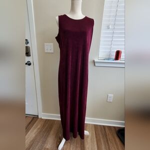 Coldwater Creek Burgundy Dress SIZE L